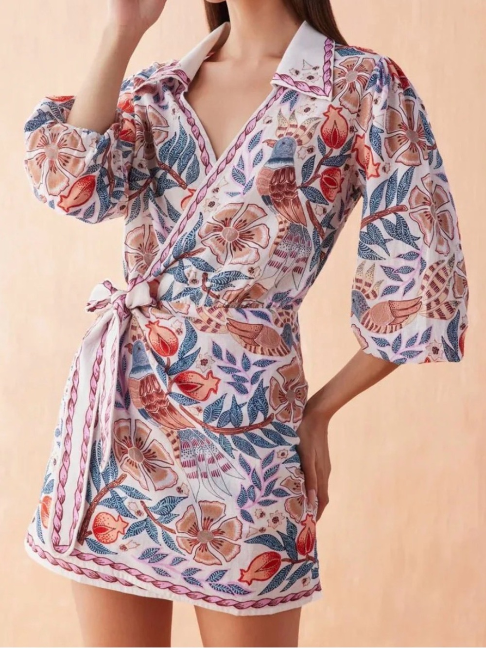 Omika Avery Mini Dress – Kala Daydream Print | Size XS